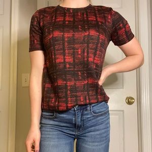 Black and Red Top